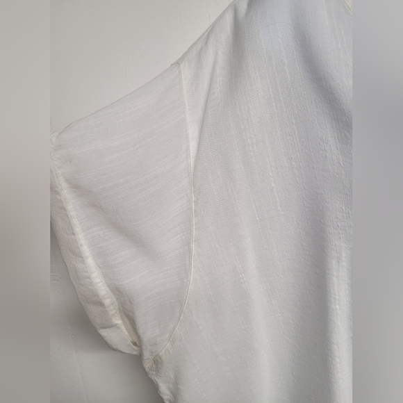 Gap XXL Top Sheer Cuffed Short Sleeve Oversized Boxy Excellent Condition - Picture 2 of 5